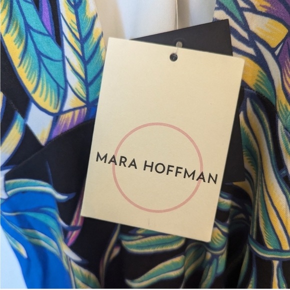 NWT Mara Hoffman Viva Tropical Floral Halter Dress - Picture 5 of 7